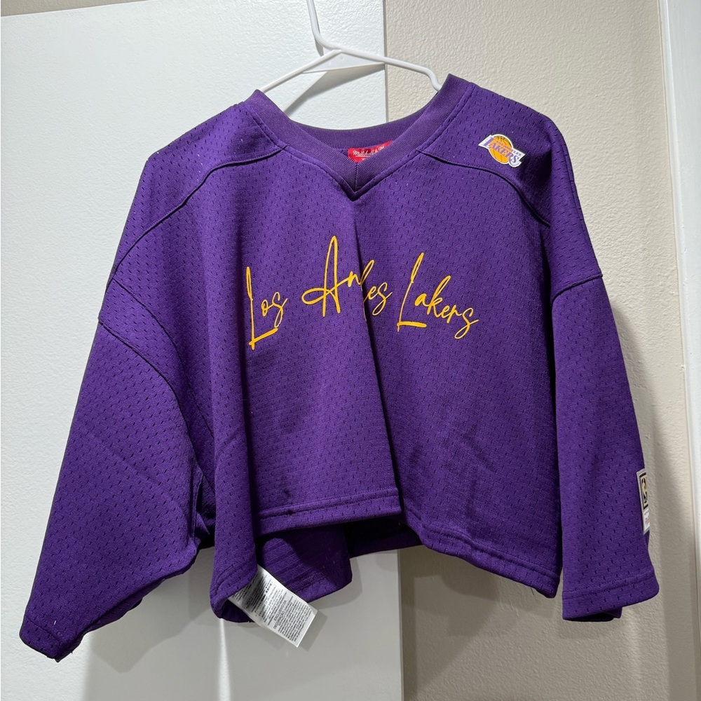 Mitchell & Ness Purple Hardwood Classics Jersey